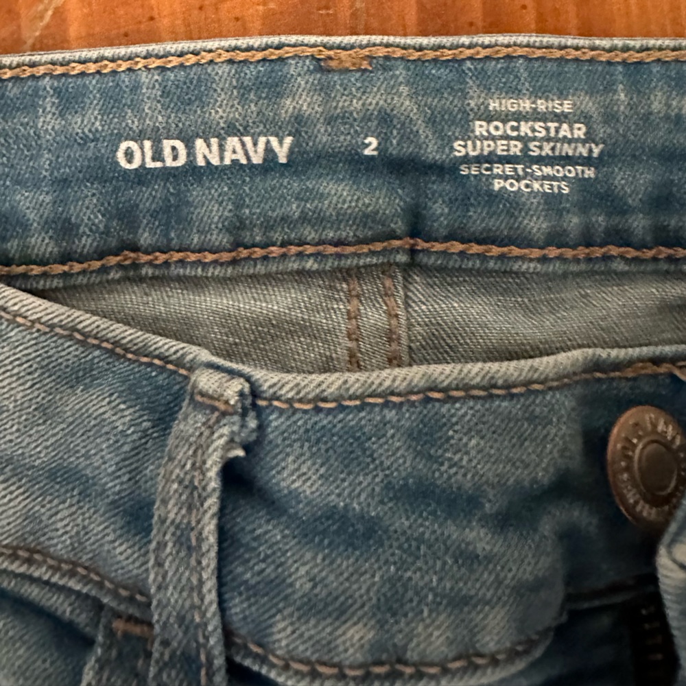 Old navy high rise rockstar super skinny jeans